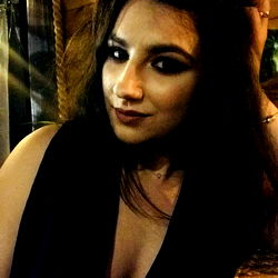 Madalina Cristina Novac, Striking and Beautiful in an Enchanting Black Gown