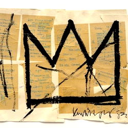 Damn King Artwork with Handwritten Text