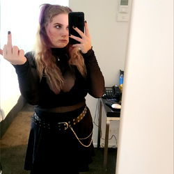 Cheekytrash in a Playful Pose for OnlyFans