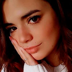 Serene Young Woman with Beautiful Hair