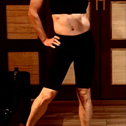 Onlyfans Model Antonia_Luv in Black & White Fitness Photoshoot