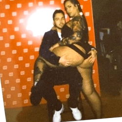 Rob Thick and a Fan Share a Playful Moment