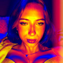 Vibrant and Colorful Model Photo