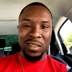 Miztah11, Atlanta-based Model, Posed in a Vehicle