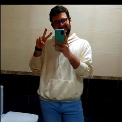 Francis Bear Poses for the Camera in Bathroom