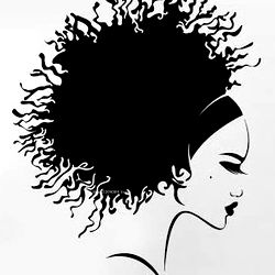 Nina Bloom Stylish Hairstyle Black and White Illustration
