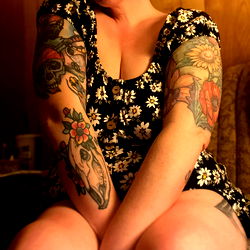 OnlyFans Model April's Tattooed Arm