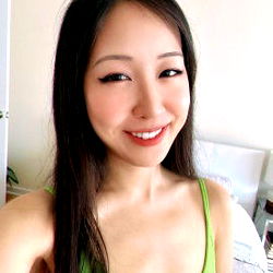 Beautiful Model Ang with Smile and Long Hair