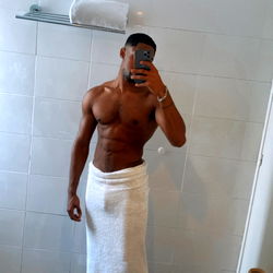 Fitness Model Showcasing Personal Gym Routine