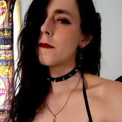 Onlyfans Model With Long Hair and Heavy Makeup