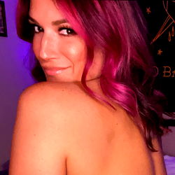 A Model with Pink Hair