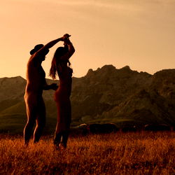 Naturalistic Photoshoot of Mabel Haze and a Male Model