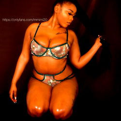 Female model in lingerie