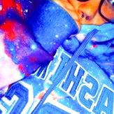 Astro-themed hoodie with the word 'boston',