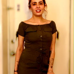 Baltimore OnlyFans Model Kels in Green Dress