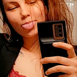 Model in Red Lingerie