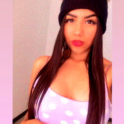 OnlyFans Model in Vibrant Pink Dress