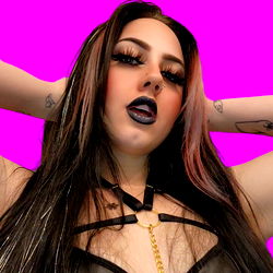 Spooky Emo Goth Model Pose