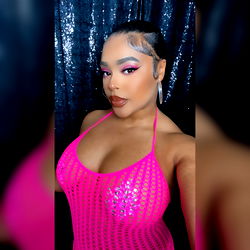 Honey, the Onlyfans Model Posing in Pink Lingerie