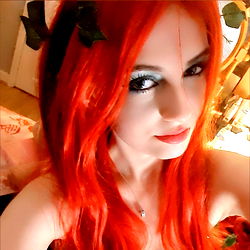 OnlyFans Model Anita Riley's Red-Haired Enchantress in a Forest-Themed Cosplay