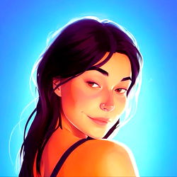Stylized Portrait of a Woman