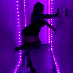 Vivid and Colorful Nightlife Photoshoot