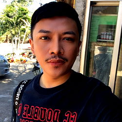 Person taking selfie