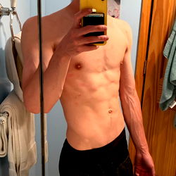 Fit and Toned Physique in Mirror Selfie