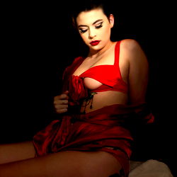 Glamourous Model in Intimate Pose