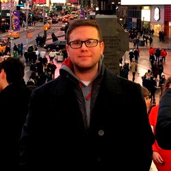 Grant, Standing in a Crowded Street