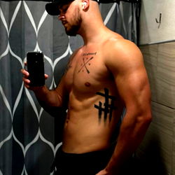 Daddy's Shirtless Bathroom Mirror Selfie