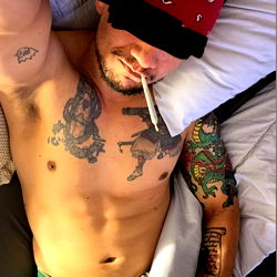 Man in OnlyFans Model Name, The Gentleman Thief, Sharing Bedroom Selfie