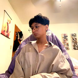 A Model's Thoughtful Pose