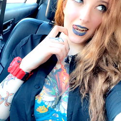 TattedBunny's Car Selfie