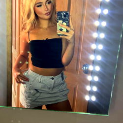 Onlyfans Model Erin in a Bathroom Mirror