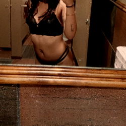 Onlyfans Model Ambish💖 Striking a Pose in Bathroom Mirror