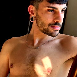 Fraancesco Lithium, Shirtless Model in Rome