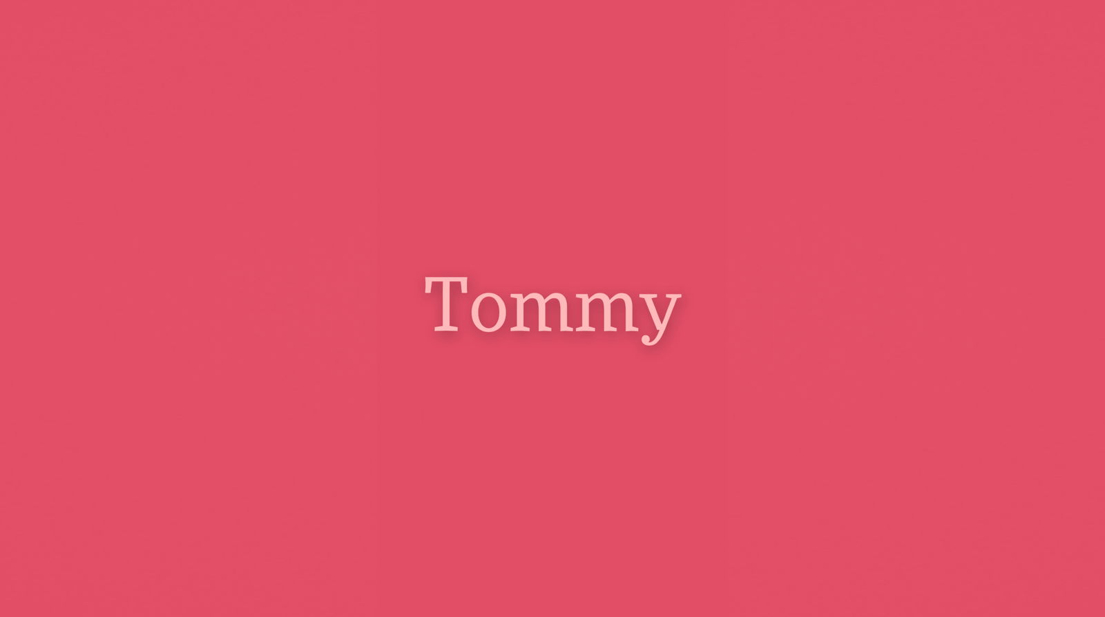 Tommy photo