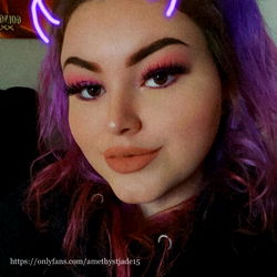 Amethyst in Devil Horns