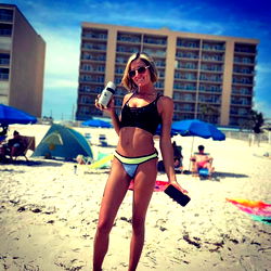 Unica~Bellissima❤️🤍🌹 at the Beach