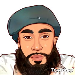 Stylish Man with Beard and Blue Hat, 20s