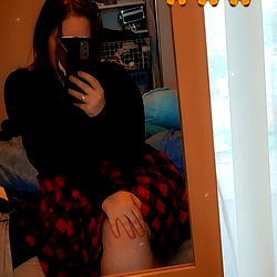 Model Stormy in Plaid Skirt: OnlyFans Content