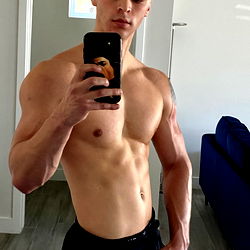 Model Photoshoot in Home Gym