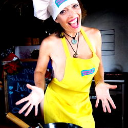 Chef Talita Preparing a Meal in the Kitchen