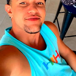 A Brazilian Man in a Vibrant Tank Top