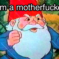 A Humorous Caption for an Image of Gnome Troll Character