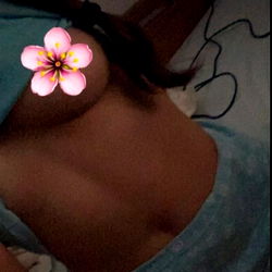 Onlyfans Model in Blue Shirt