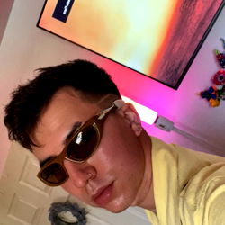 An Ashton Model in a Home Gym Setup, Tagging #Fitness and #Workout