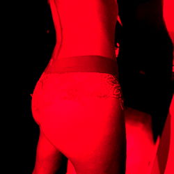 Aurora: A Model in Red and Black