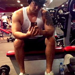 Onlyfans Model Posing in Gym